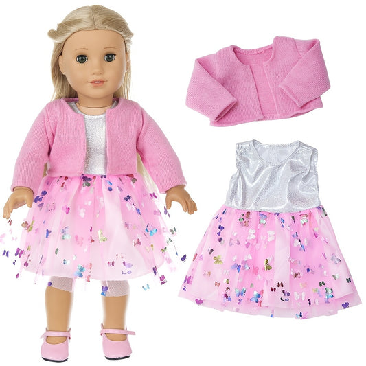 Dress Coat Doll Clothes Fit for 43 45 Doll Not Include Doll And Shoes