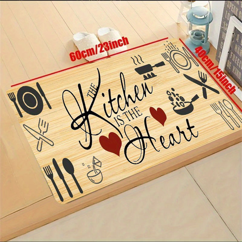 Anti Fatigue Kitchen Mat Anti Slip Hallway Polyester Carpet