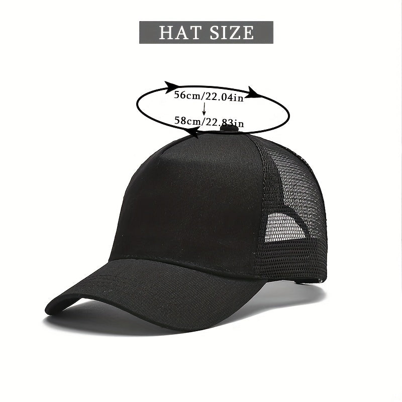 Unisex Mesh Trucker Hat Camouflage Baseball Cap