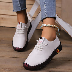 Soft Sole Flat Round Toe Loafers Shoes Lightweight Comfortable Breathable Skate