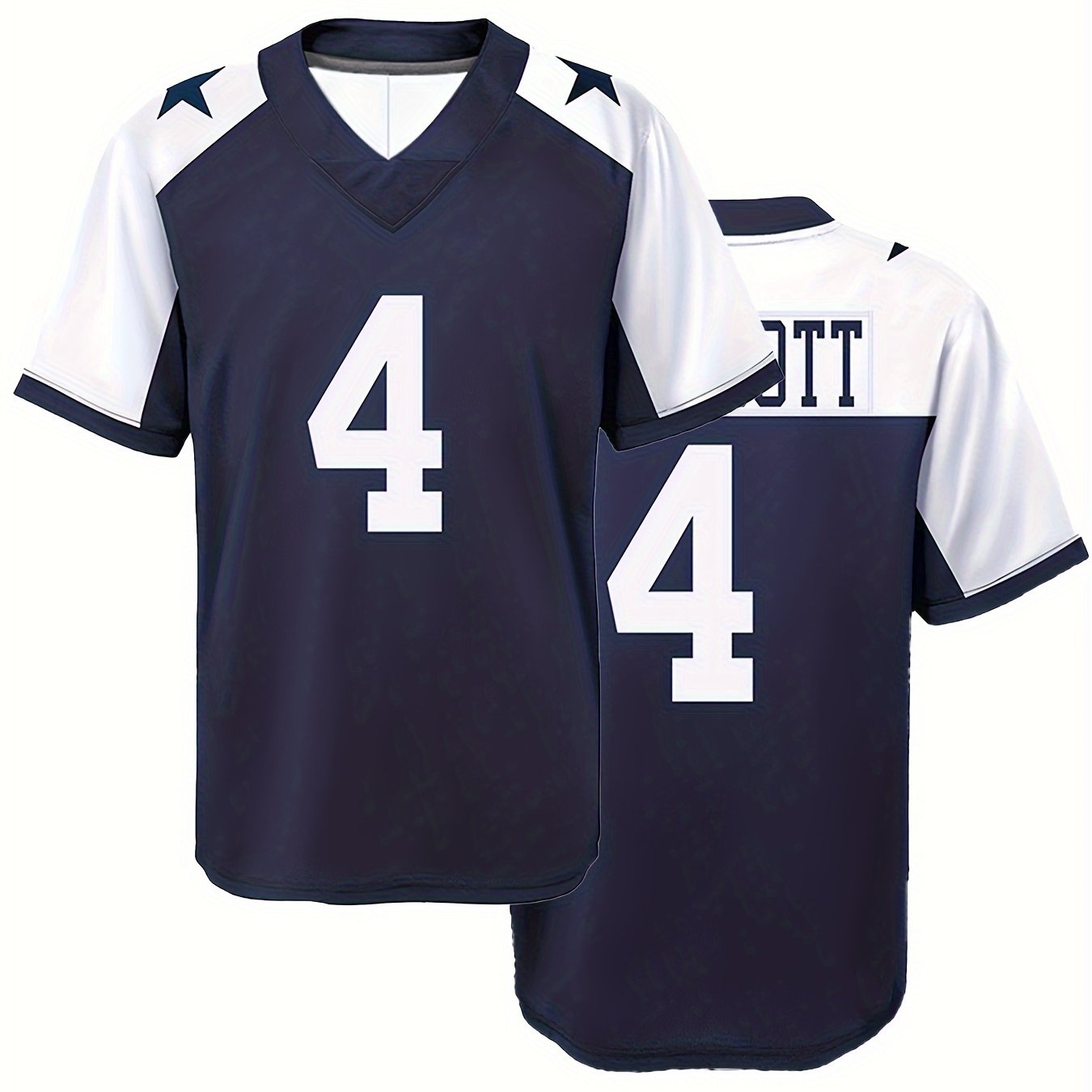 Men's Number 4 American Football Top