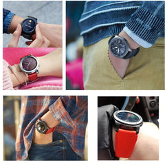 Silicone Watch Strap for Galaxy Watch 4 6 Classic 5 5 Pro 46mm 3 active 2 s3 s2