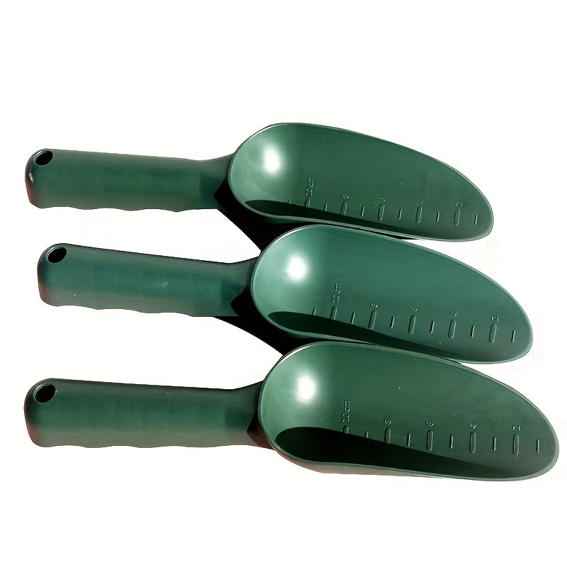 Ergonomic Handle Garden Tools Set - Shovel, Rake, Trowel, Spade - Scale Mark