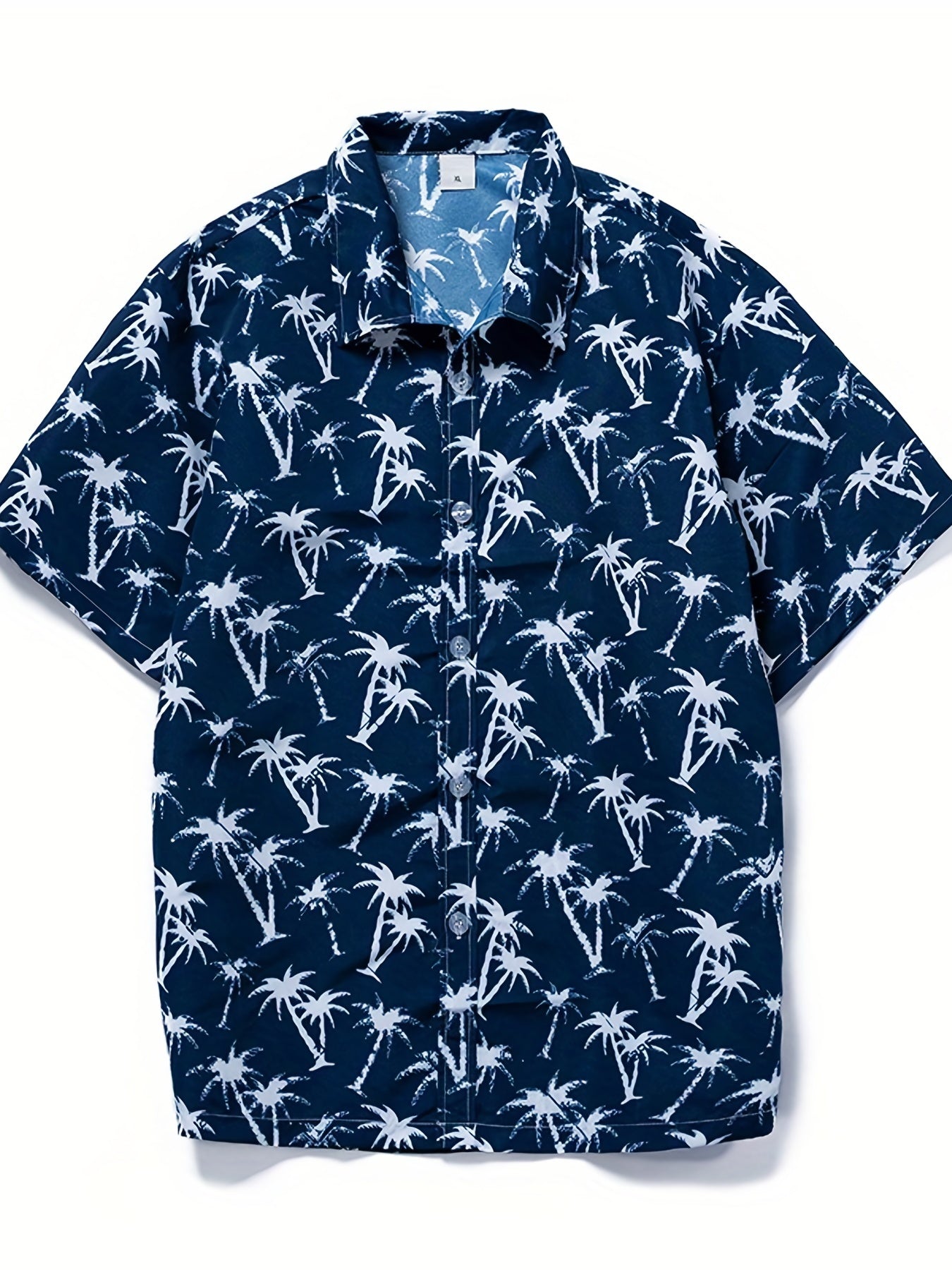 Men's Hawaiian Style Graphic Print Short Sleeve Shirt