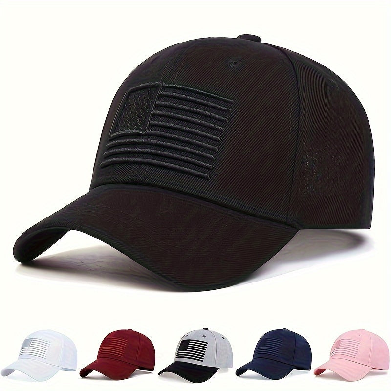 Men's American Flag Golf Cap Casual Hat Outdoor Baseball Cap