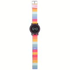 Colorful LED Student Sport Watches Kids Men Clock Digital Touch