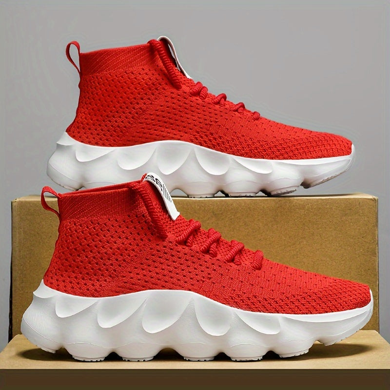 Soft Thick Sole Mesh Breathable Running Shoes Comfortable Sneakers