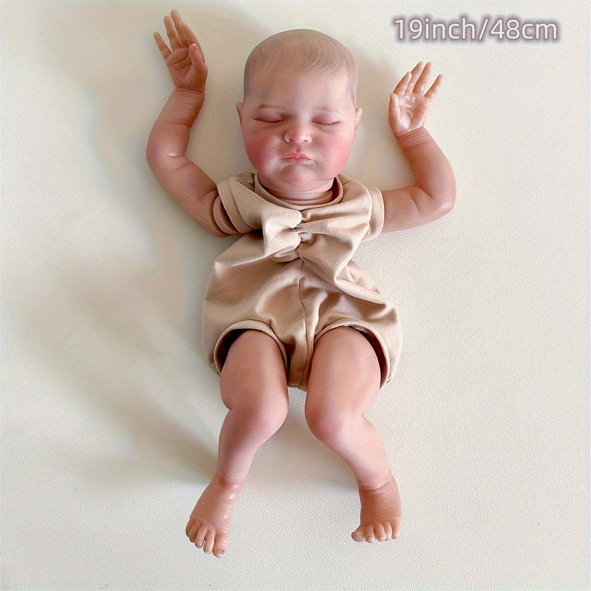 19 in. 3D Painted & Unpainted Reborn Doll Kits Unassembled Unfinished DIY Parts