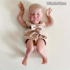 19 in. 3D Painted & Unpainted Reborn Doll Kits Unassembled Unfinished DIY Parts