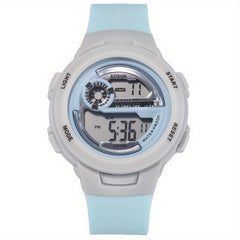 Teen Casual Digital Silicone Watch Multifunctional Electronic Watch Gift