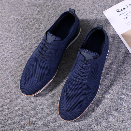Men's Lace Up Knit Casual Shoes