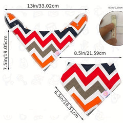5pcs Baby Cotton Absorbent Bibs Newborn Feeding Bibs