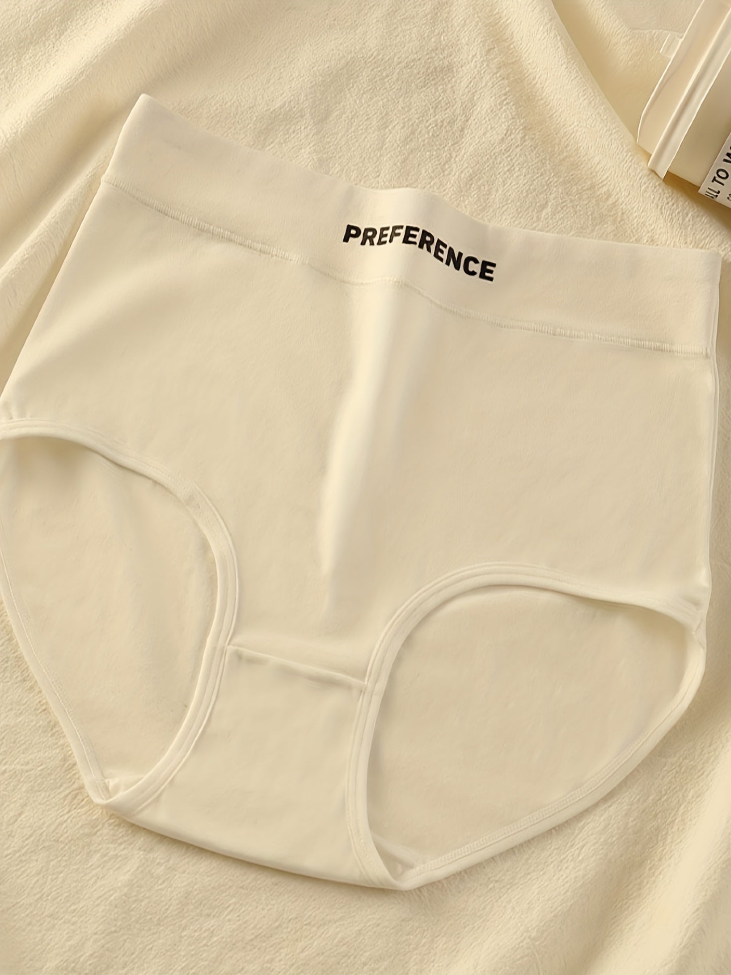 3pcs Letter Print Briefs Soft & Comfy Stretchy Intimates Panties