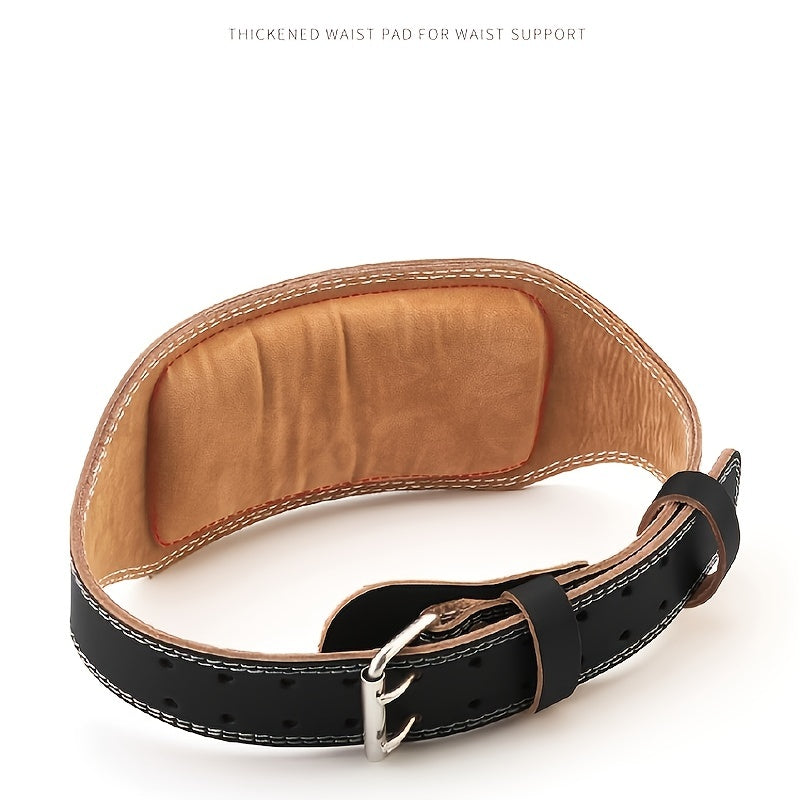 Heavy Duty PU Leather Weight Lifting Belt With Waist Support
