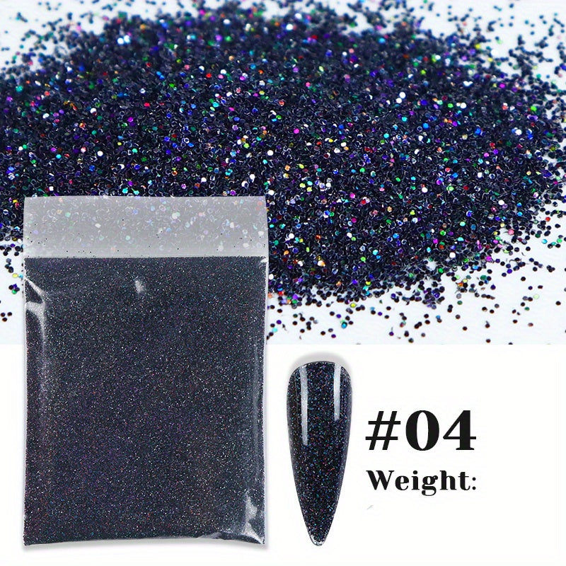 Golden Sparkling Glitter Powder for Makeup - Fine Polyester Glitter