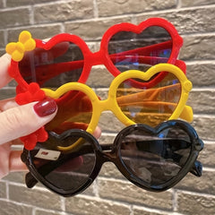 Cartoon Heart Frame Sunglasses UV Protection