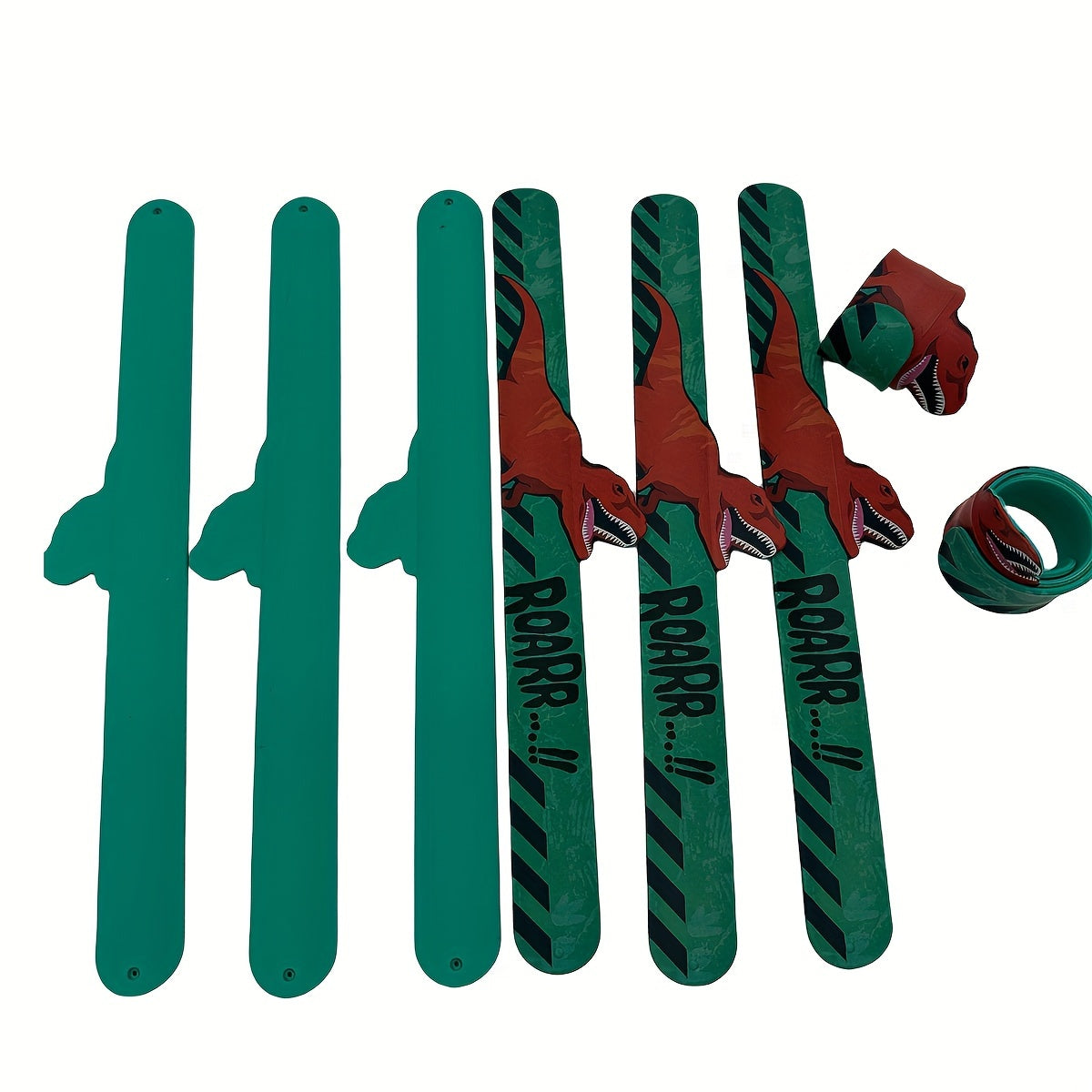 Silicone Flapping Bracelet Christmas Wrist Decoration Party Dinosaur Toy