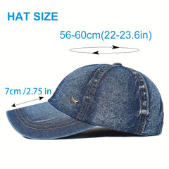 Plain Cotton Washed Print Adjustable Baseball Cap for Outdoor Sport