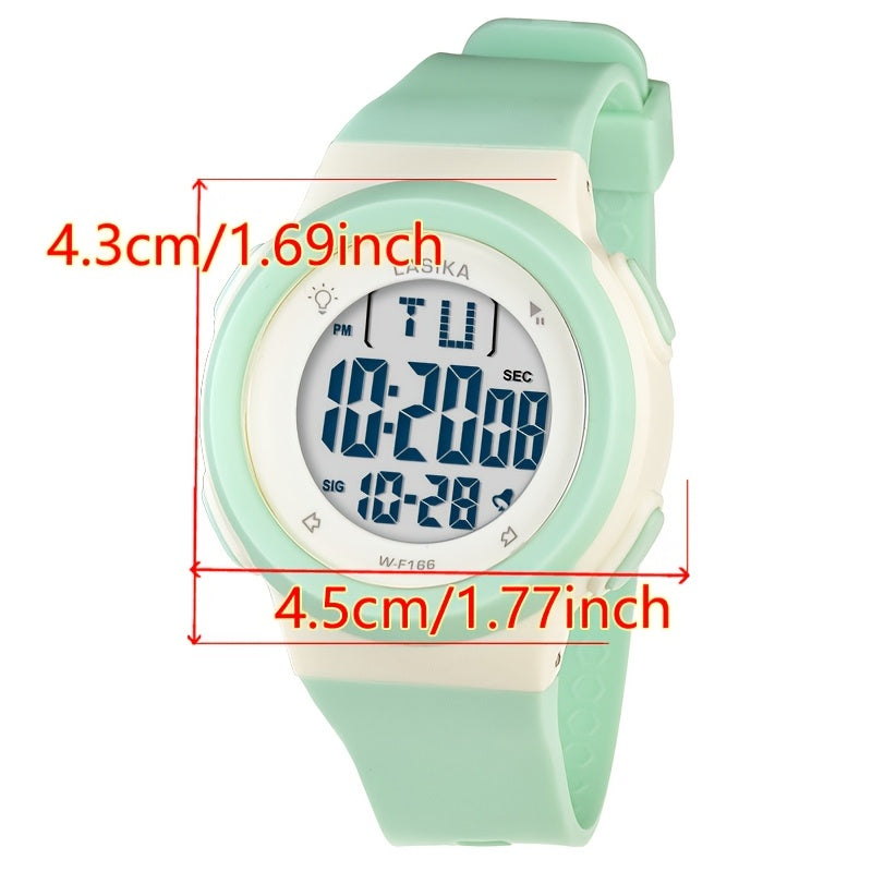Girls' Birthday Alarm Clock Watches Fitness Swimming Waterproof
