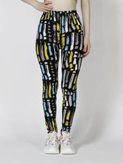 Leopard Print Skinny Leggings Stretchy Casual Leggings Women's Clothing