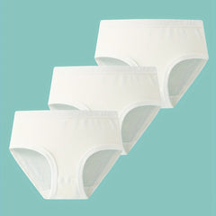 3pcs Girls Cotton Brief Soft Comfy Underwear For Kids