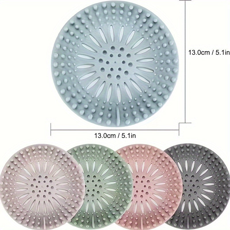 Rubber Shower Drain Cover For RV Bathroom Tub Kitchen Sink Filter