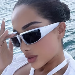 Y2K Mirror Lens Sunglasses Outdoor UV400
