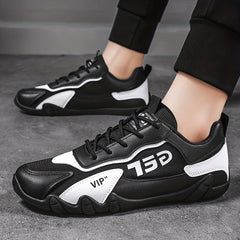Men's Lace up Sneakers Comfortable Walking Shoes