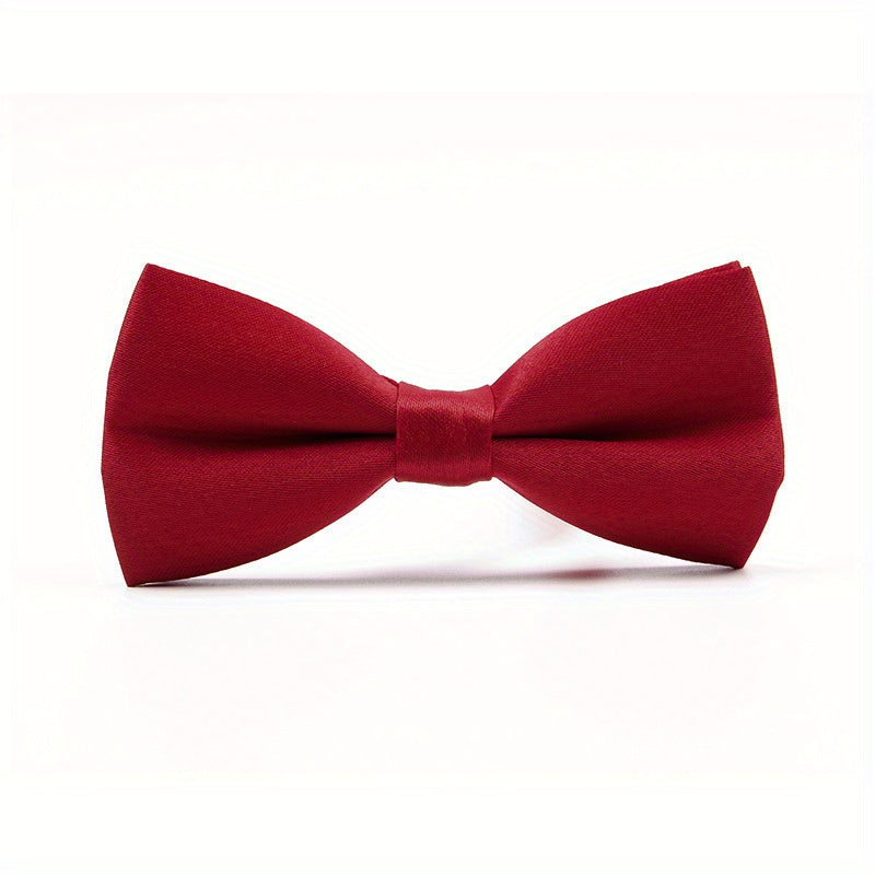 Men's Business Solid Bow Tie Wedding Banquet