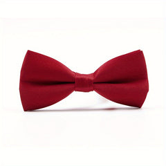 Men's Business Solid Bow Tie Wedding Banquet