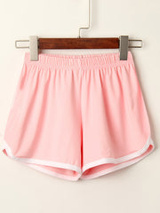 Elastic Waist Shorts Casual Workout Yoga Summer Shorts