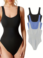 Women's High Stretch Halter Rompers Backless Sport Jumpsuit