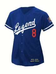 Athletic Letter Number 8 Graphic Sports T Shirt Memorial Baseball Jersey