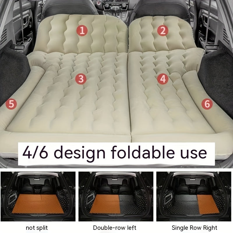 Car Inflatable Bed Air Cushion Travel Bed Sofa