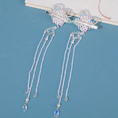 Children's Pink Fairy Hair Clip Tassel Hair Accessories