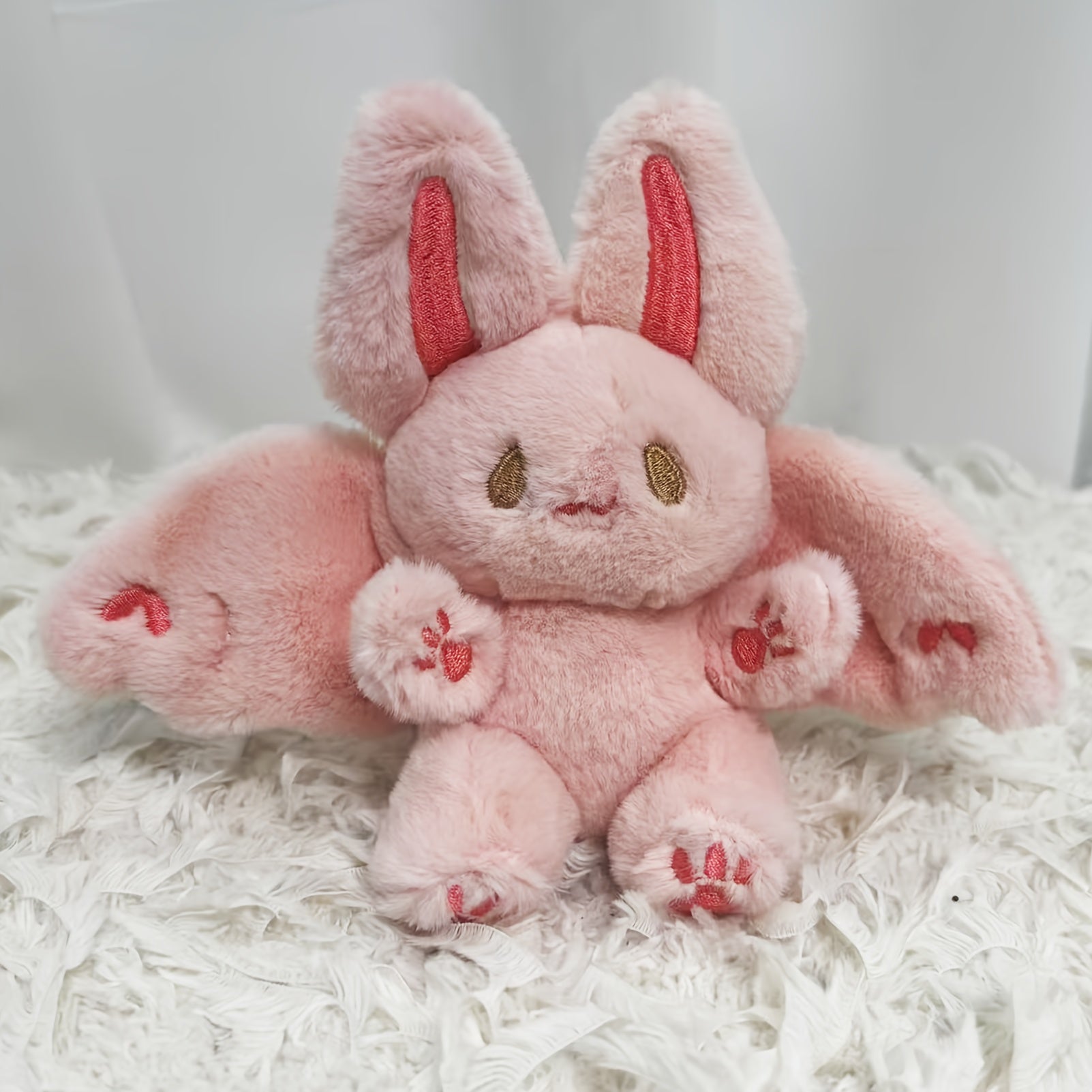 Halloween Bat Plush Toy Realistic Bunny Purple Soft Plush Decor