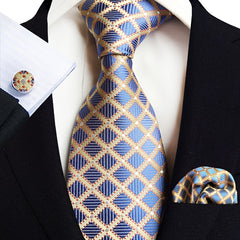 Paisley Waistband Men's Tie Pocket Square Set