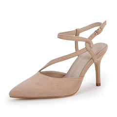 Women's Cross Strap Stiletto High Heel Sandals