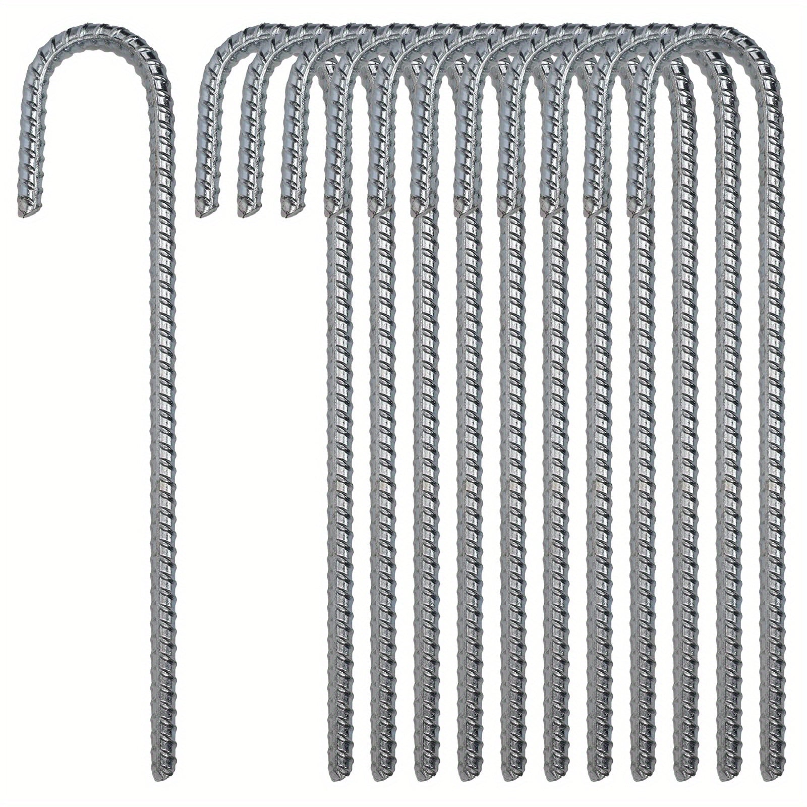 Heavy Duty Steel Ground Anchors 8mm 5/10/20pcs