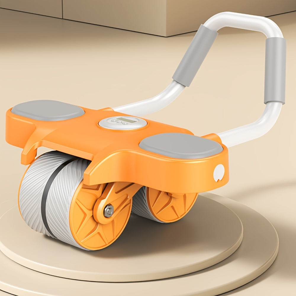 Auto Rebound Ab Wheel w/ Elbow Support for Abs & Core Strength Training