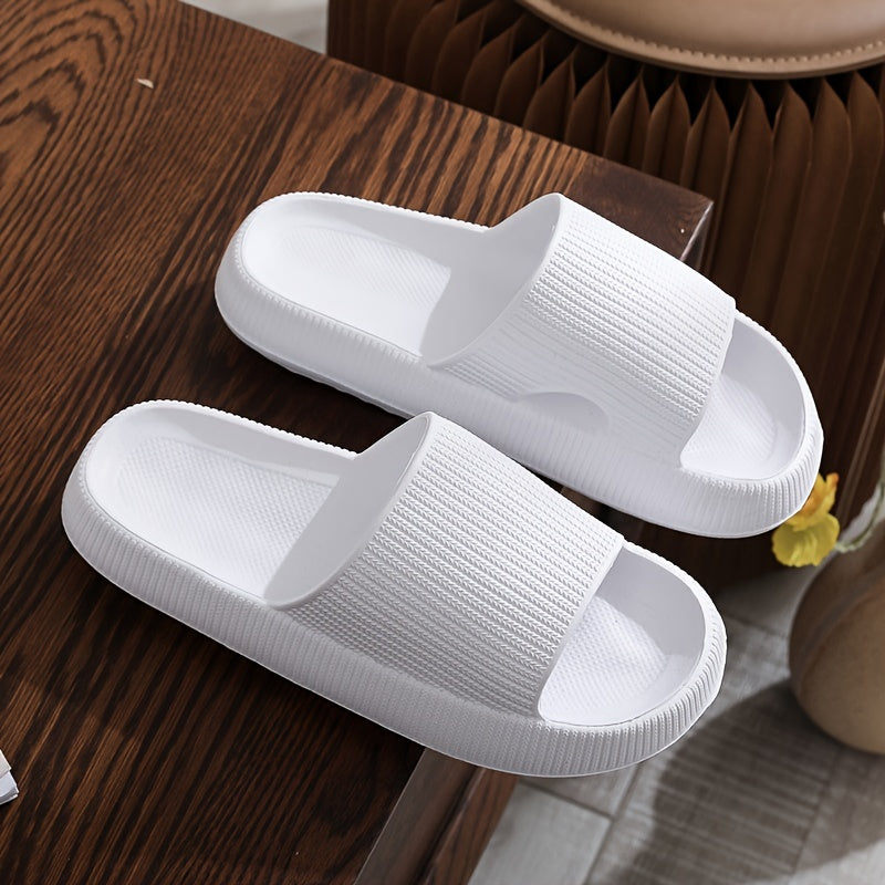 Men's Cloud Slides Casual Non slip Platform Slippers Comfortable House Shoes