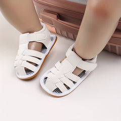 Baby Boy's Solid Sandals Anti skid Toddler Walking Shoes