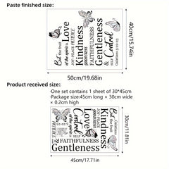 Fruit of the Holy Spirit Wall Decals Inspirational Bible Verse Stickers