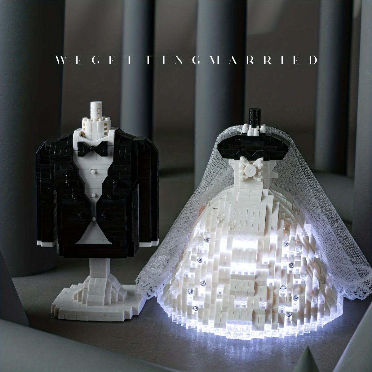 Custom Wedding Dress Building Blocks Set - Unique Proposal Gift