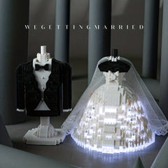 Custom Wedding Dress Building Blocks Set - Unique Proposal Gift