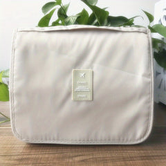Waterproof Toiletry Organizer Bag with Hanging Hook
