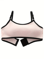 4pcs Adjustable Vest Bra for Middle & High School Girls
