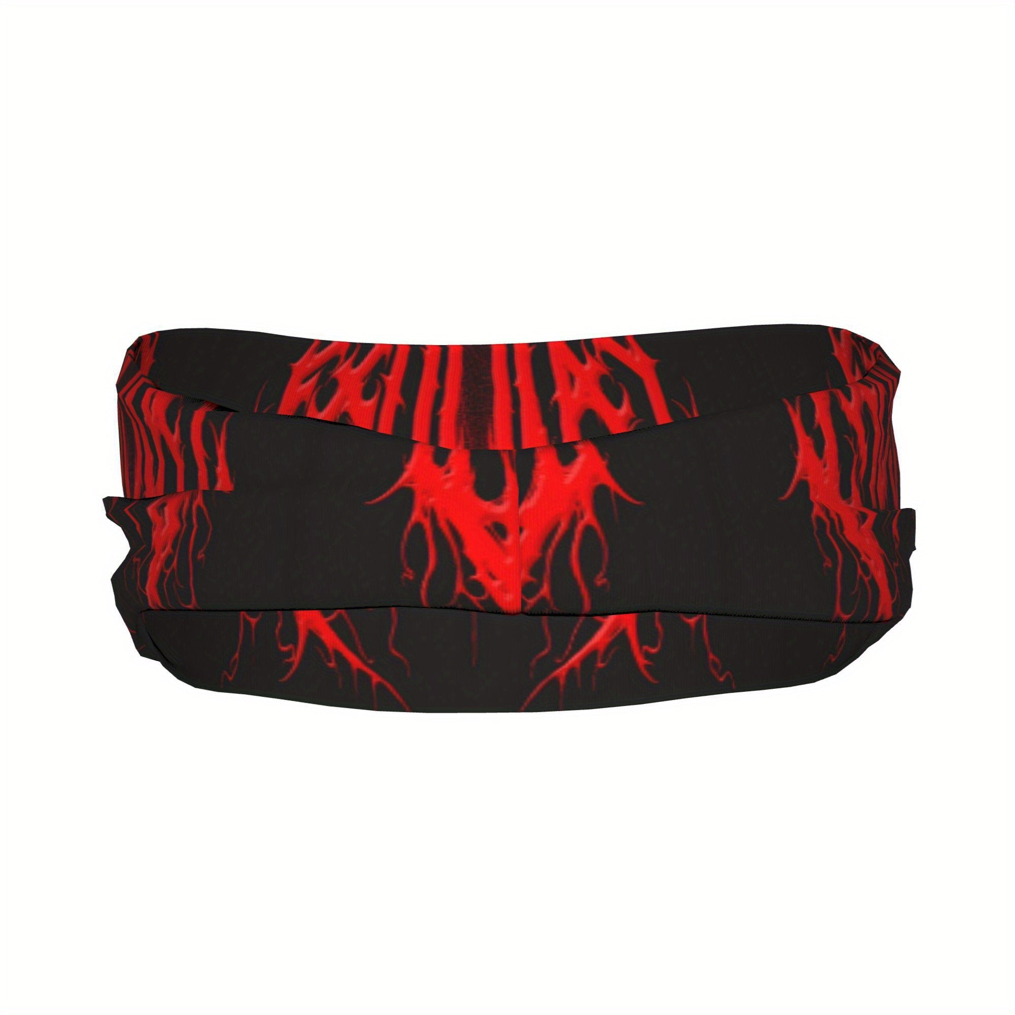 Unisex Death Metal Sports Headband Sweat Wicking Stretchy & Breathable Polyester