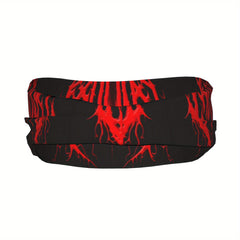 Unisex Death Metal Sports Headband Sweat Wicking Stretchy & Breathable Polyester