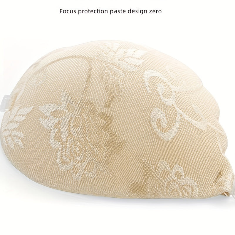 Push Up Strapless Bra Jacquard Stick On 2 Pairs